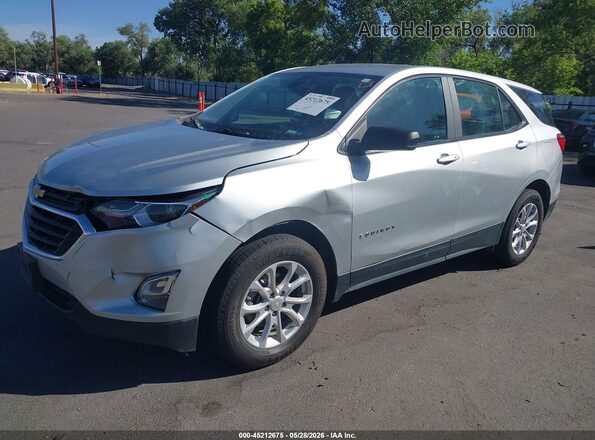 3GNAXSEV8MS166630 2021 CHEVROLET EQUINOX Серебряный Передняя левая четверть