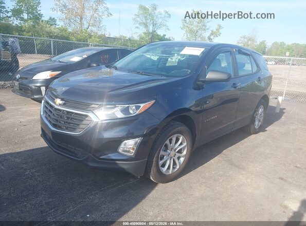 3GNAXSEV9LS724323 2020 CHEVROLET EQUINOX Black წინა მარცხენა ხედი სამი მეოთხედიდან