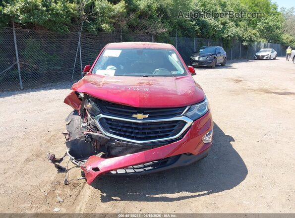 3GNAXSEVXJS510874 2018 CHEVROLET EQUINOX Красный Вид щитка приборов