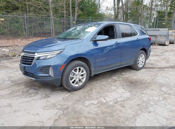 3GNAXTEG3RL284660 2024 CHEVROLET EQUINOX Blue Front left