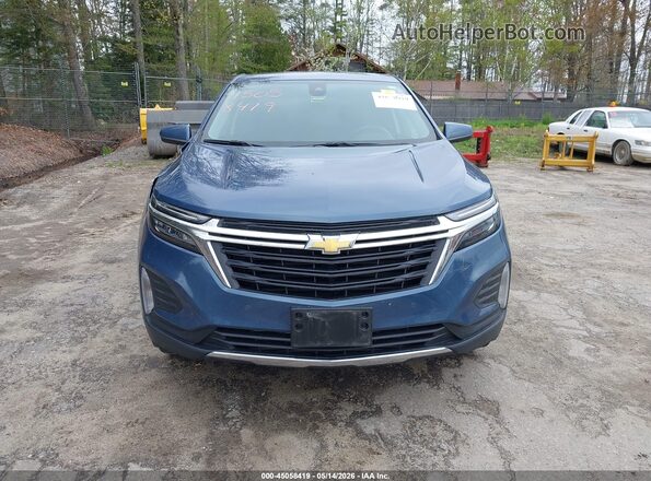 3GNAXTEG3RL284660 2024 CHEVROLET EQUINOX Blue Instrument cluster view