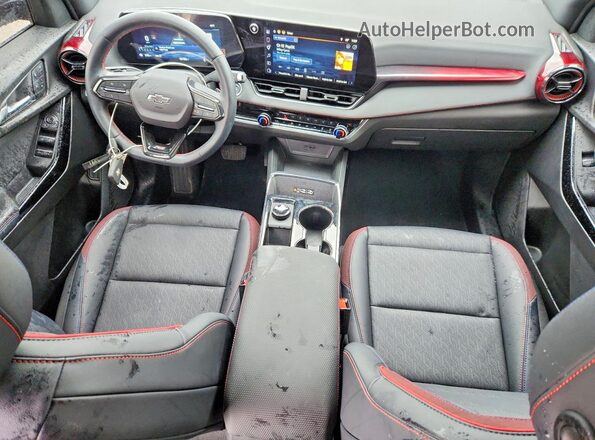 3GNAXTEG6SL147797 2025 CHEVROLET EQUINOX Black Вид панелі приладів