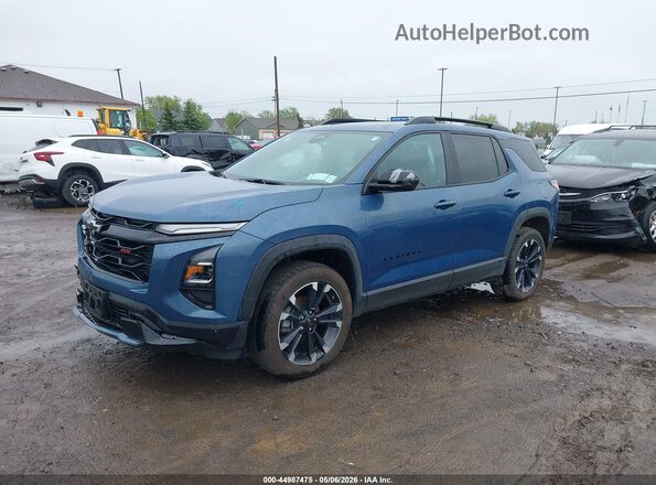 3GNAXTEG7SL214603 2025 CHEVROLET EQUINOX Blue Առջևի ձախ երեք քառորդ տեսարան
