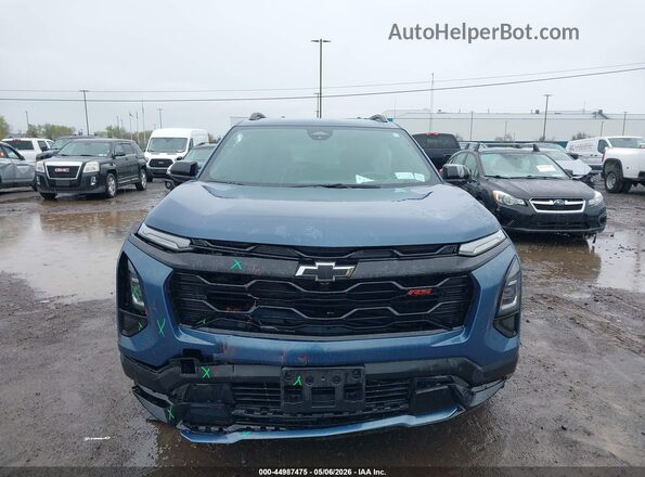3GNAXTEG7SL214603 2025 CHEVROLET EQUINOX Blue Սարքավորումների վահանակի տեսք