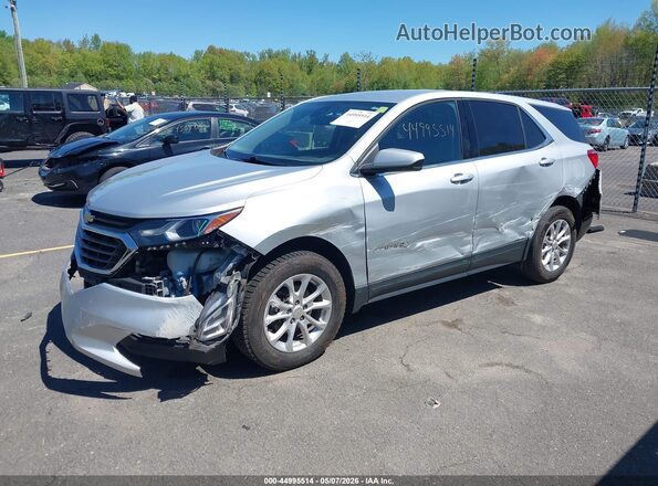 3GNAXTEV6LL316832 2020 CHEVROLET EQUINOX Silver Vista tres cuartos delantera izquierda