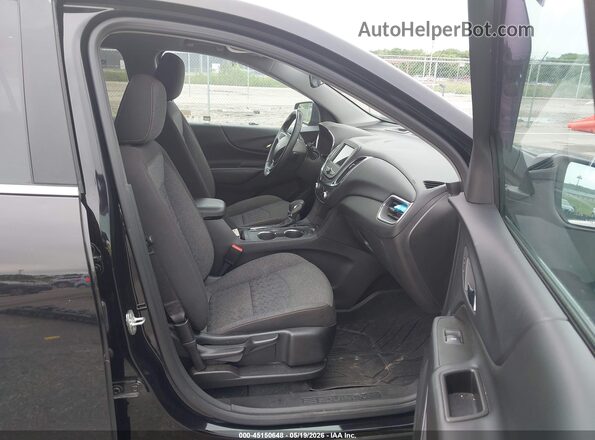 3GNAXUEG1PL160972 2023 CHEVROLET EQUINOX Black Widok wnętrza z przodu