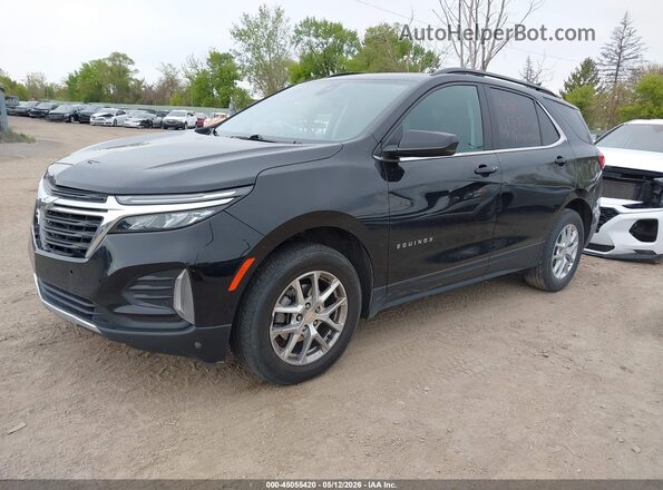 3GNAXUEG1RL290107 2024 CHEVROLET EQUINOX Черный Передняя левая четверть