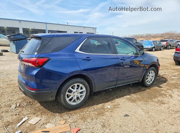 3GNAXUEV1NL291105 2022 CHEVROLET EQUINOX Blue 