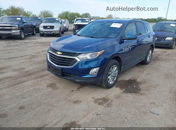 3GNAXUEV5ML388080 2021 CHEVROLET EQUINOX Blue Front left