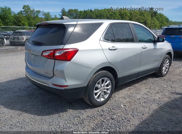3GNAXUEVXMS105095 2021 CHEVROLET EQUINOX Silver Rear right