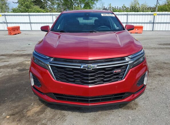 3GNAXWEG2PL148356 2023 CHEVROLET EQUINOX Красный Вид спереди