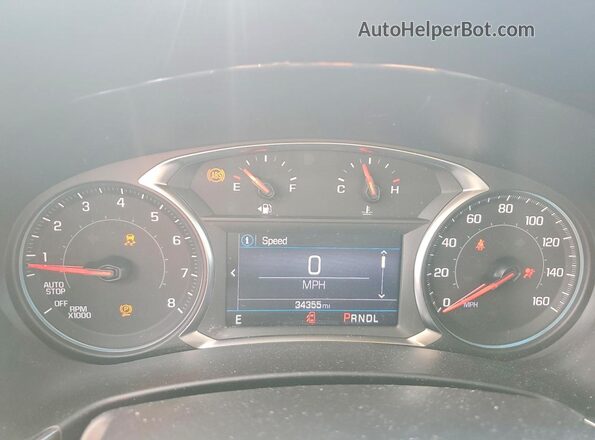 3GNAXWEG2PL148356 2023 CHEVROLET EQUINOX Красный Вид щитка приборов