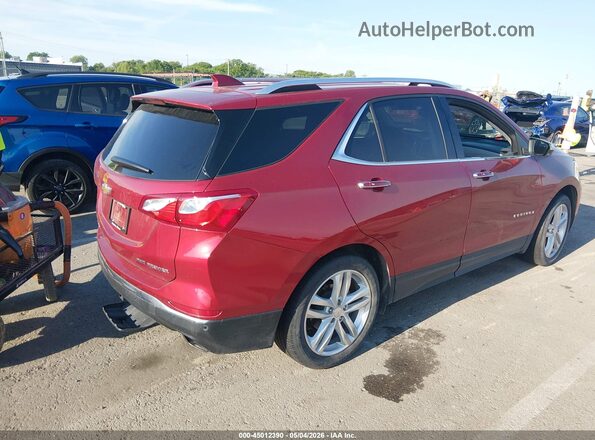 3GNAXYEX2KS650164 2019 CHEVROLET EQUINOX Red Задня права чверть