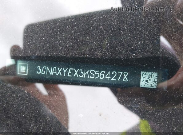 3GNAXYEX3KS564278 2019 CHEVROLET EQUINOX Белый Вид подкапотного пространства