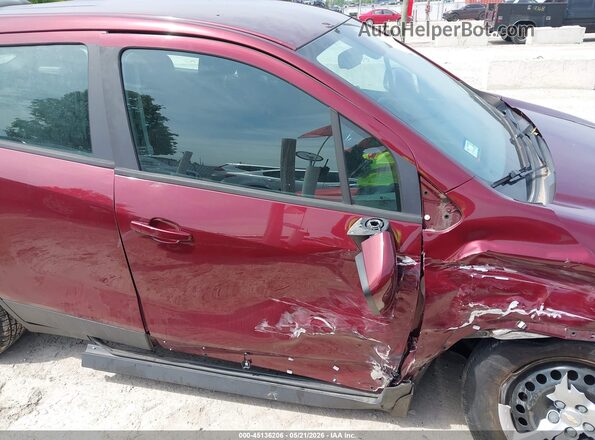 3GNCJKSB0HL225545 2017 CHEVROLET TRAX Burgundy Widok zestawu wskaźników
