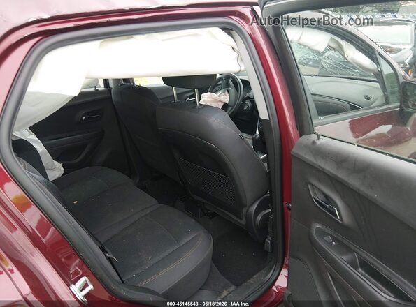3GNCJKSB4HL272450 2017 CHEVROLET TRAX Maroon VIN կոդի պիտակի տեսք