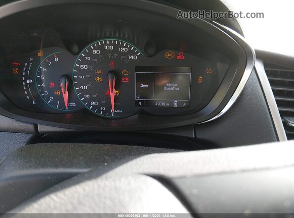 3GNCJKSB5LL185519 2020 CHEVROLET TRAX Gray Vista de los asientos traseros