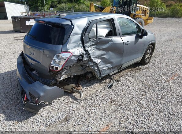 3GNCJKSB5LL185519 2020 CHEVROLET TRAX Gray Trasero derecho