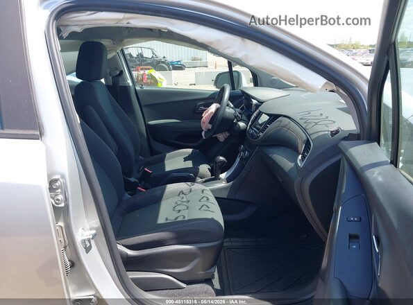 3GNCJKSB6KL138224 2019 CHEVROLET TRAX Silver 