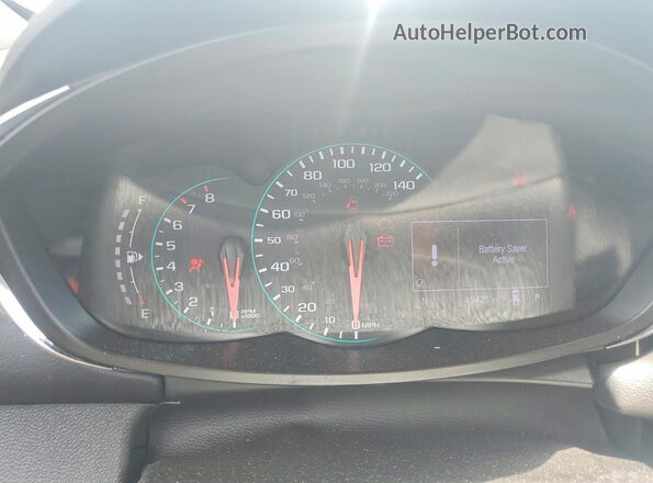 3GNCJKSB9LL122097 2020 CHEVROLET TRAX Silver Instrument cluster view
