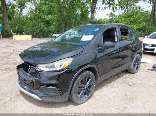 3GNCJLSB0LL232994 2020 CHEVROLET TRAX Black წინა მარცხენა ხედი სამი მეოთხედიდან