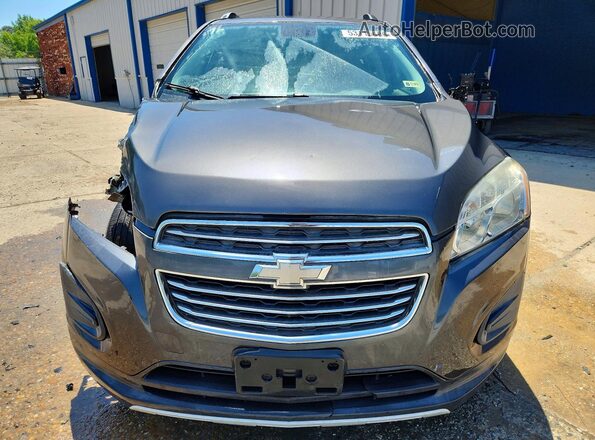 3GNCJLSB1GL279652 2016 CHEVROLET TRAX Gray Front view