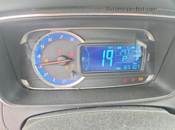 3GNCJLSB1GL279652 2016 CHEVROLET TRAX Gray Instrument cluster view
