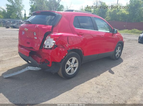 3GNCJLSB2JL303268 2018 CHEVROLET TRAX Красный Задняя правая четверть