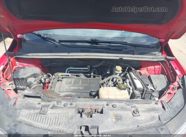 3GNCJLSB2JL303268 2018 CHEVROLET TRAX Красный Вид сзади
