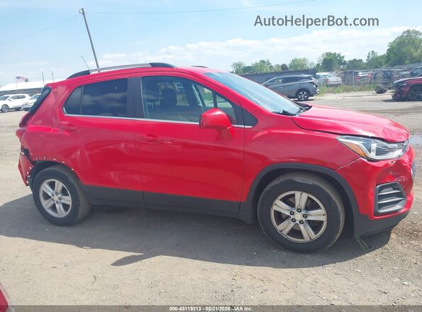 3GNCJLSB2JL303268 2018 CHEVROLET TRAX Красный Вид задней части салона
