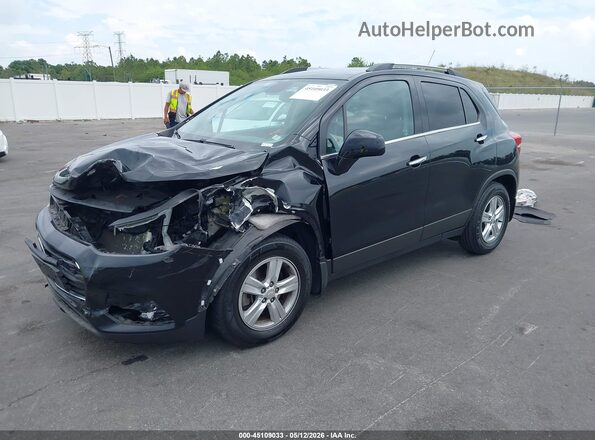 3GNCJLSB2KL322324 2019 CHEVROLET TRAX Black Առջևի ձախ երեք քառորդ տեսարան