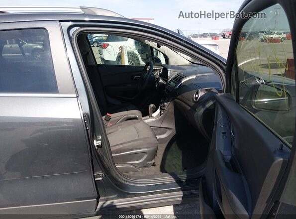 3GNCJLSB3GL245289 2016 CHEVROLET TRAX Gray 