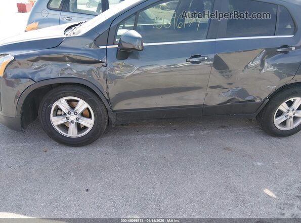 3GNCJLSB3GL245289 2016 CHEVROLET TRAX Gray 