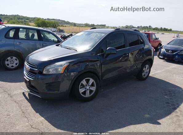 3GNCJLSB3GL245289 2016 CHEVROLET TRAX Gray 