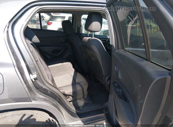 3GNCJLSB3GL245289 2016 CHEVROLET TRAX Gray 