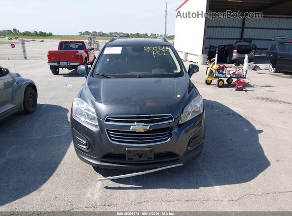 3GNCJLSB3GL245289 2016 CHEVROLET TRAX Gray 