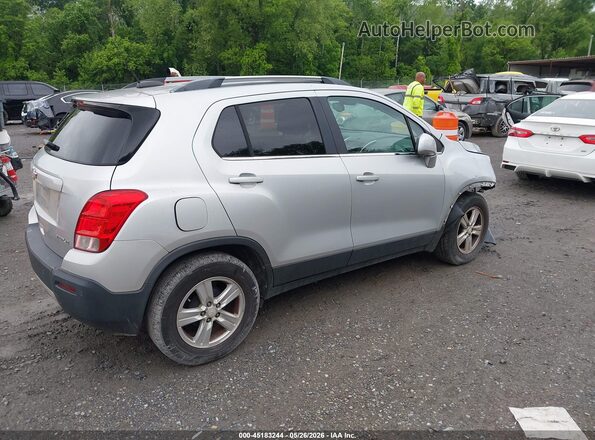 3GNCJLSB3GL261475 2016 CHEVROLET TRAX Silver Задня права чверть