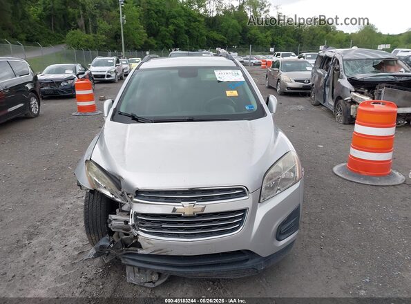 3GNCJLSB3GL261475 2016 CHEVROLET TRAX Silver Вид щитка приладів