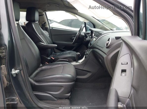 3GNCJLSB3GL270967 2016 CHEVROLET TRAX Gray Front interior view