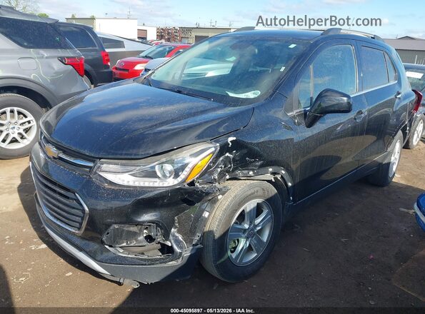 3GNCJLSB3JL374110 2018 CHEVROLET TRAX Black Передня ліва чверть