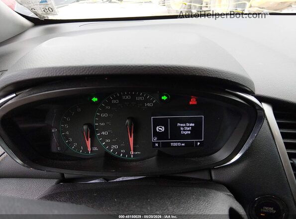 3GNCJLSB4KL310725 2019 CHEVROLET TRAX Black Հետևի նստատեղերի տեսք
