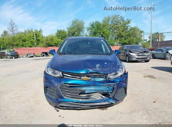 3GNCJLSB4LL137094 2020 CHEVROLET TRAX Blue Vista del cuadro de instrumentos