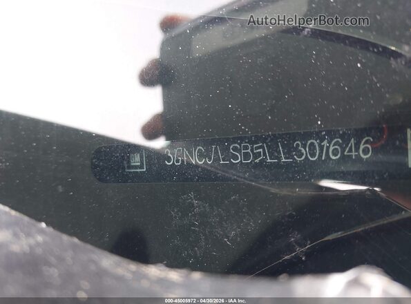 3GNCJLSB5LL301646 2020 CHEVROLET TRAX Black 