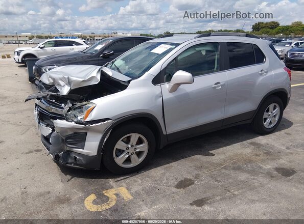 3GNCJLSB7GL262046 2016 CHEVROLET TRAX Silver Front left