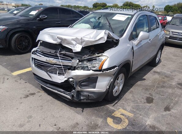 3GNCJLSB7GL262046 2016 CHEVROLET TRAX Silver Front view
