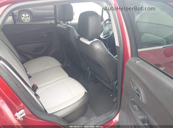 3GNCJLSB7JL232245 2018 CHEVROLET TRAX Red Вид наклейки з VIN-кодом