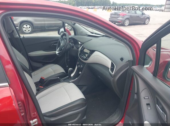 3GNCJLSB7JL232245 2018 CHEVROLET TRAX Red Вид салону спереду