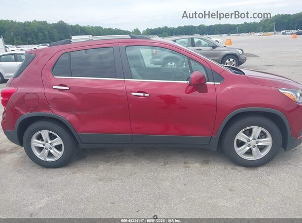 3GNCJLSB7JL232245 2018 CHEVROLET TRAX Red Вид задньої частини салону