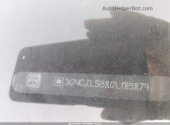3GNCJLSB8GL185879 2016 CHEVROLET TRAX Maroon Widok komory silnika