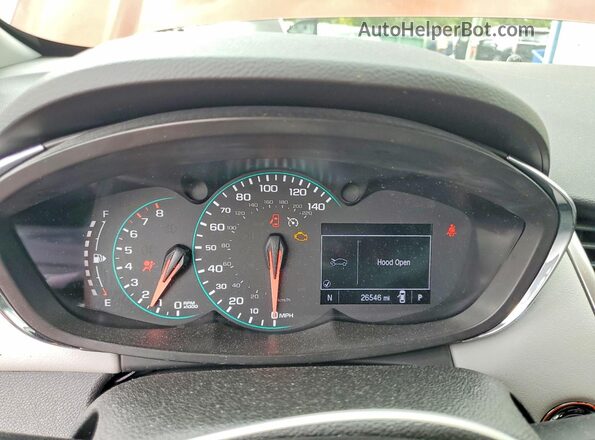 3GNCJLSB8KL245216 2019 CHEVROLET TRAX Orange Widok zestawu wskaźników